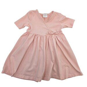 Hanna Andersson Faux Wrap Fit & Flare Dress Size HA 85/2T